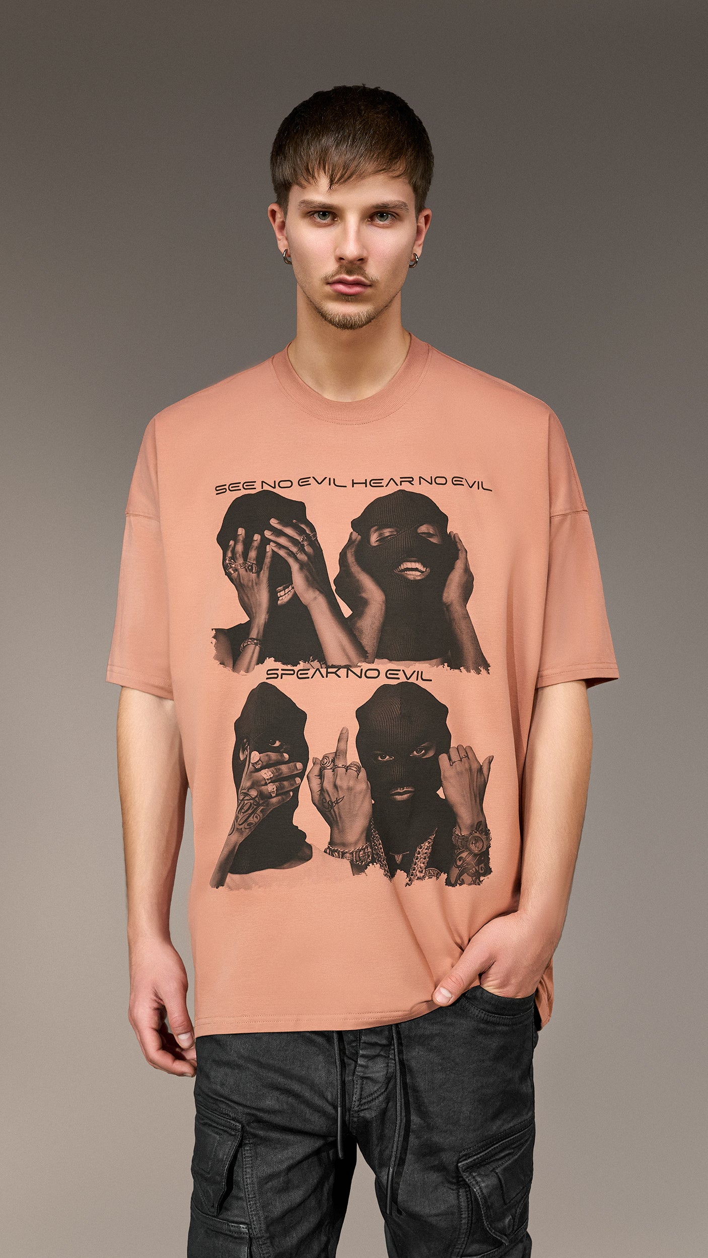 T-shirt "No Evil" Made by Society - T15421