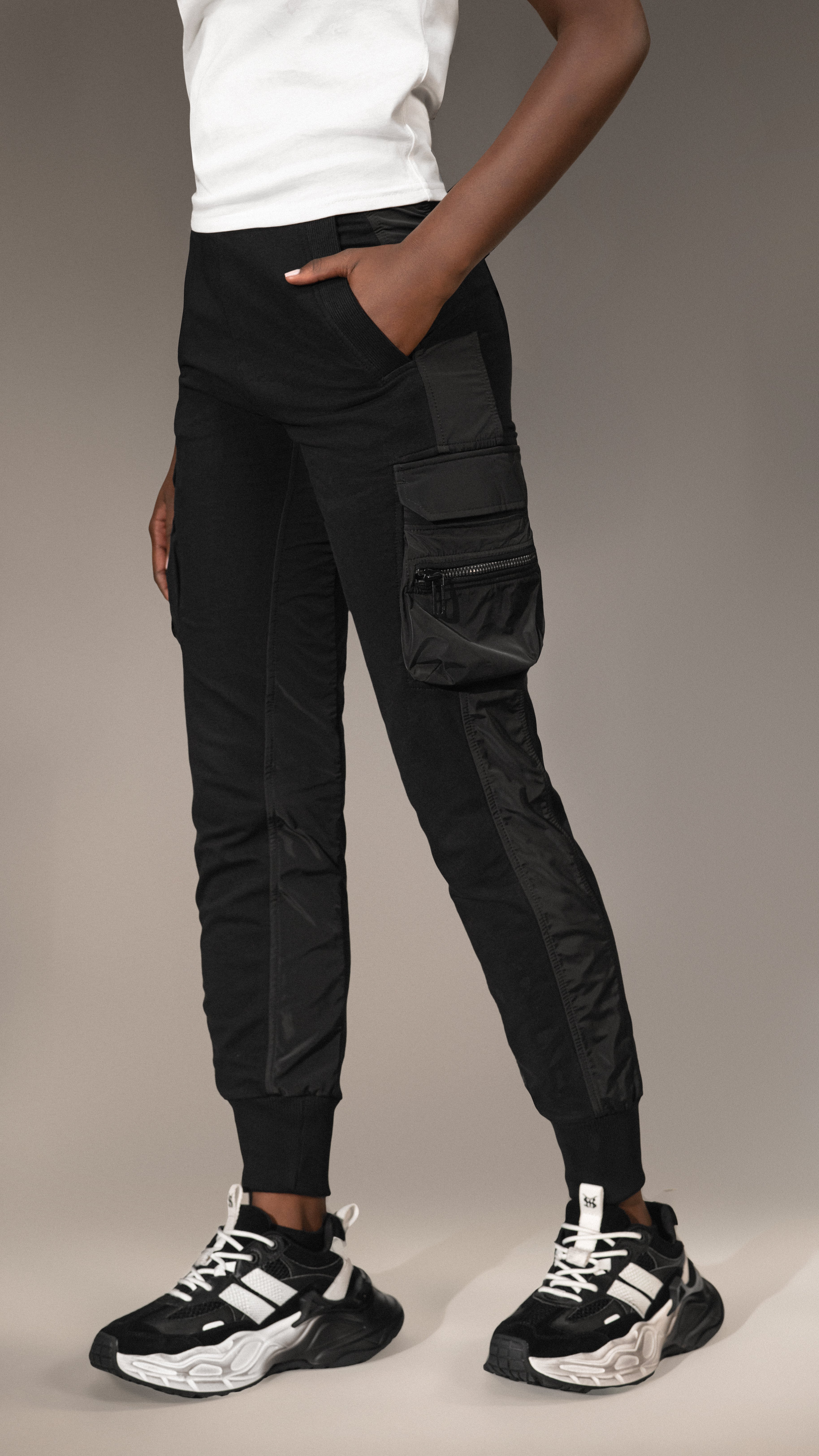 TROUSERS KNITWEAR WITH POLYESTER P25435