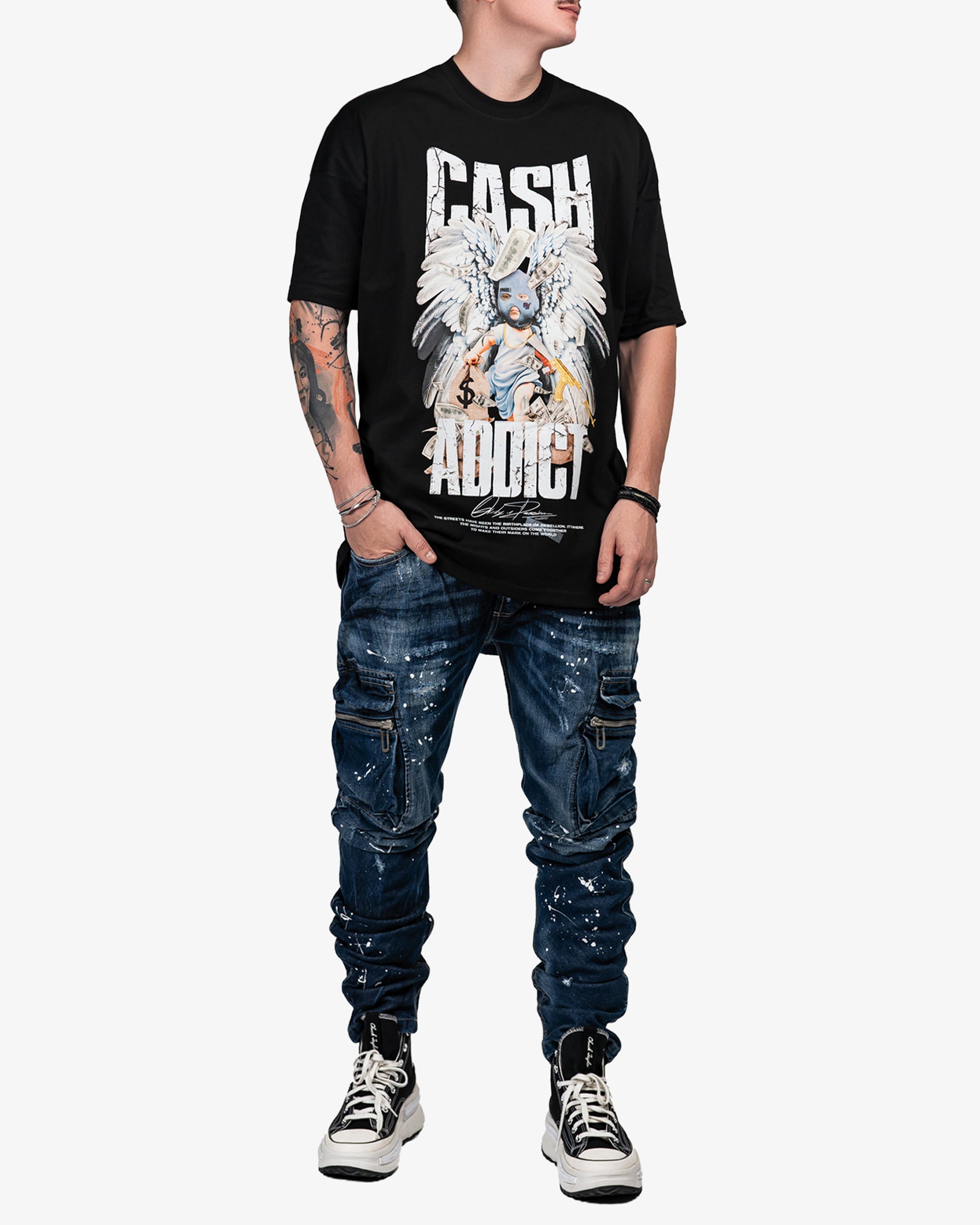 Cash addict t-shirt - T15040