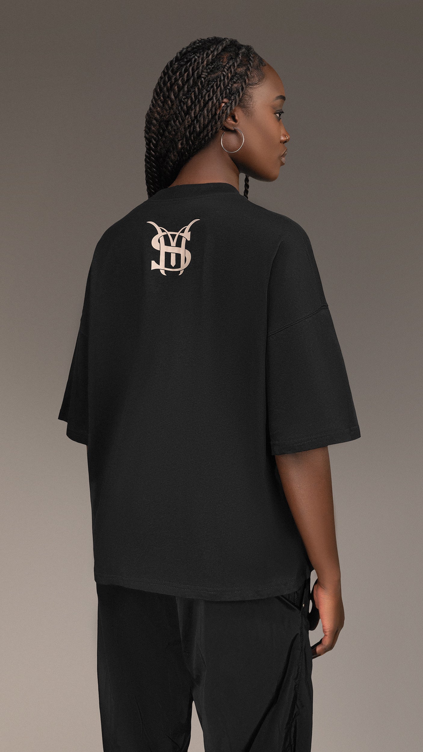 Oversized T-shirt Made By Society - T25658