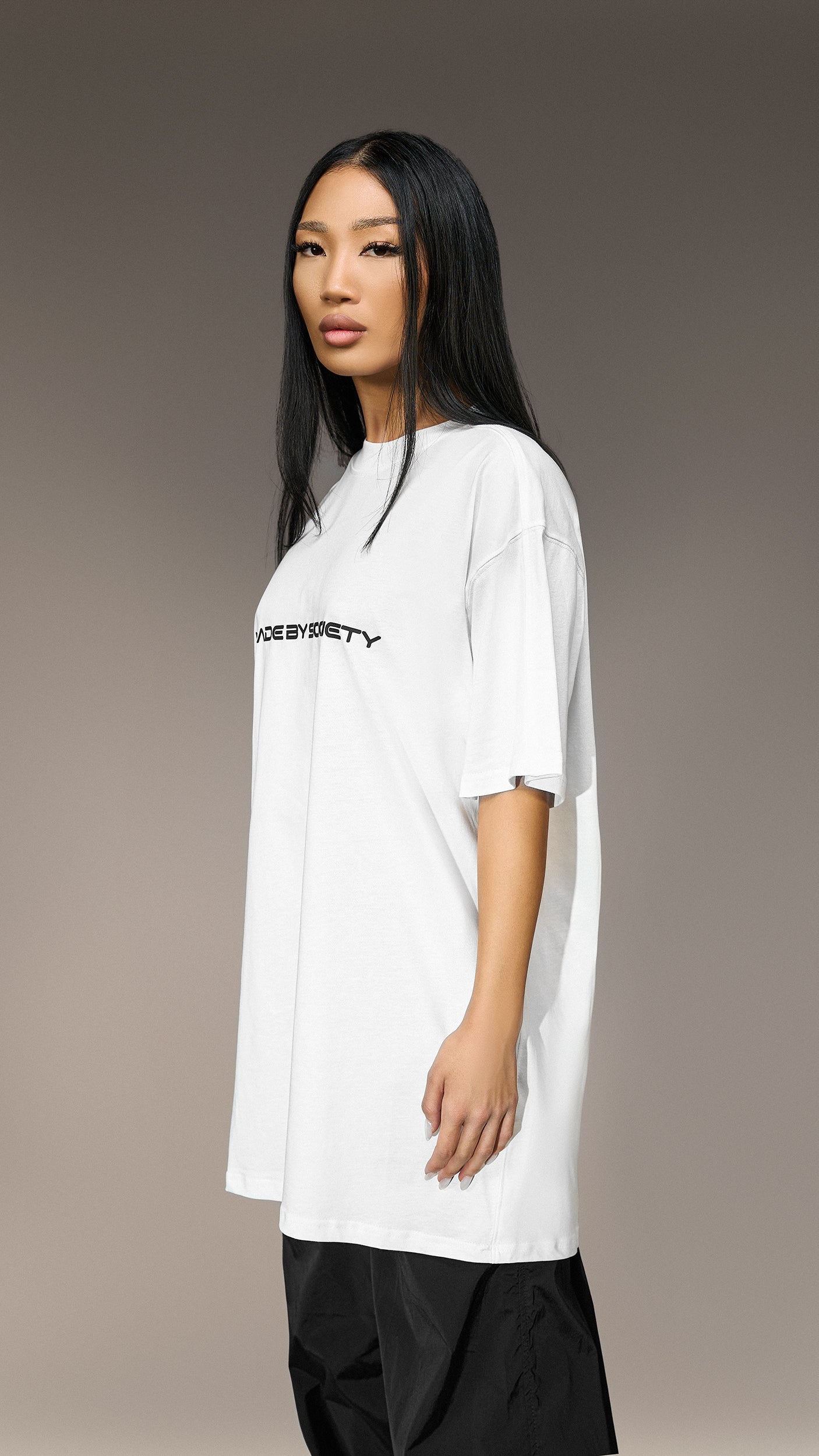 Oversized "Made by Society" T-Shirt - T25845