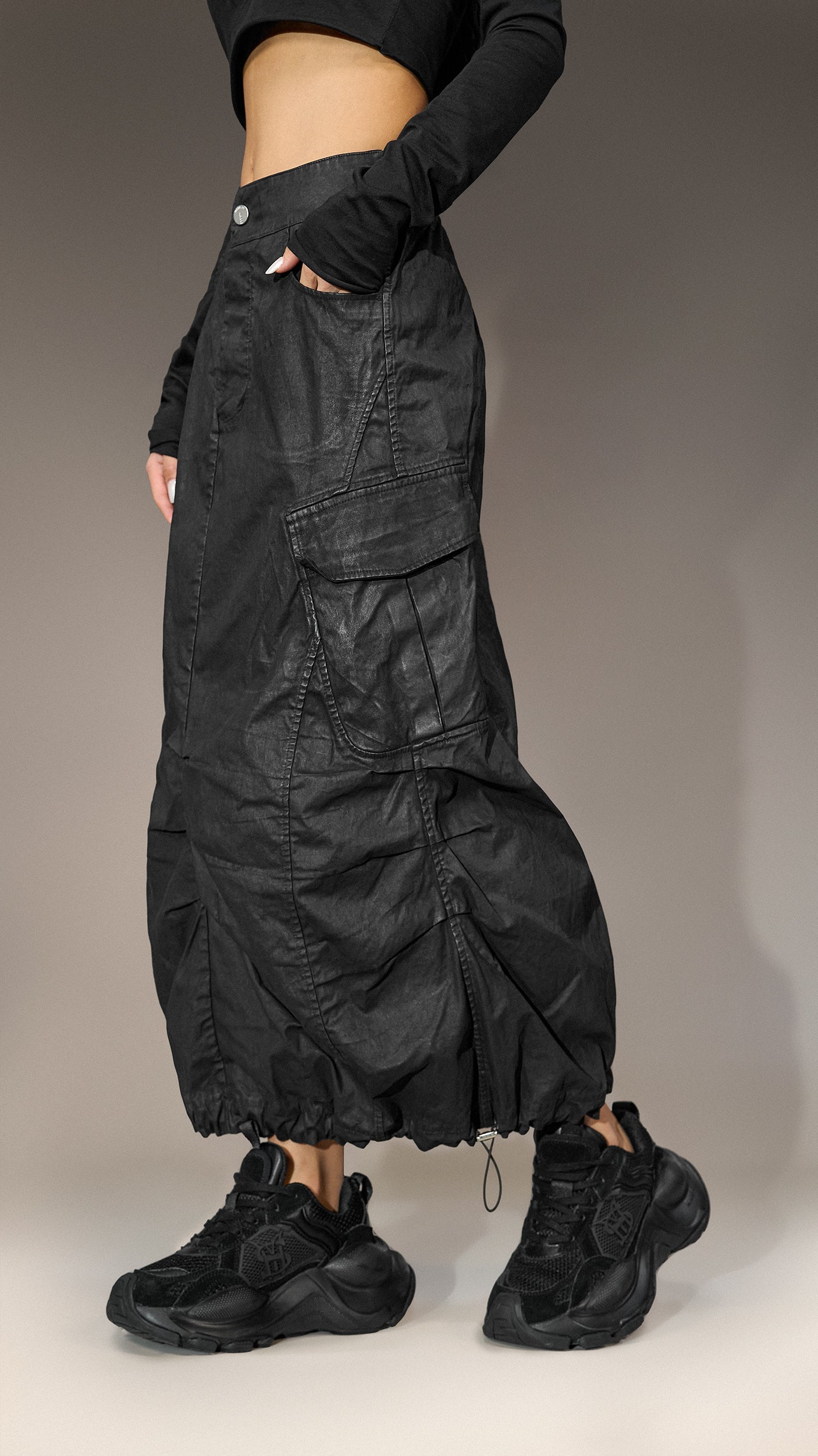 "Made by Society" Cargo Skirt - F25297