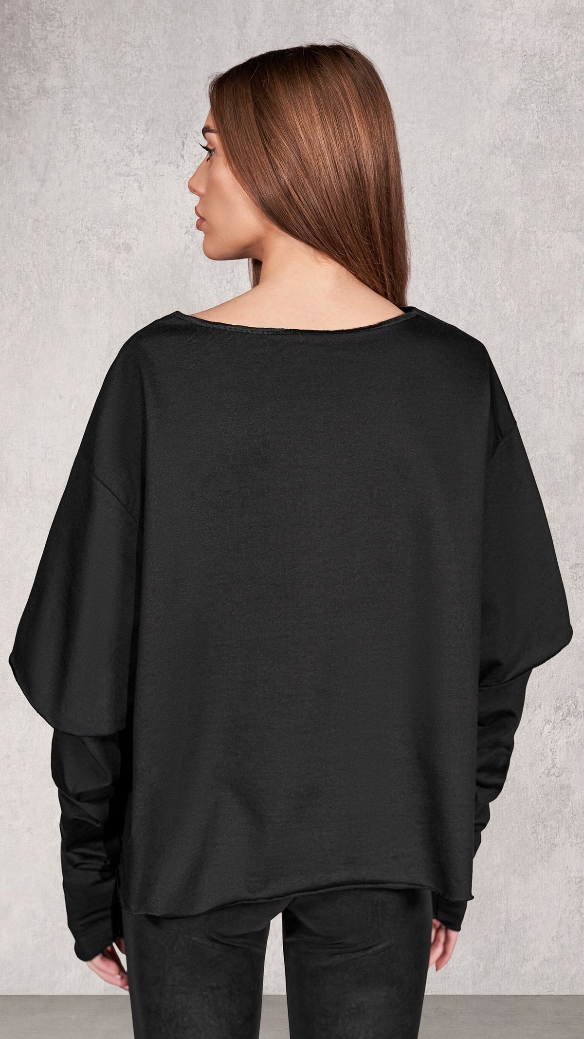 Masque Layered Black T-Shirt - T28018