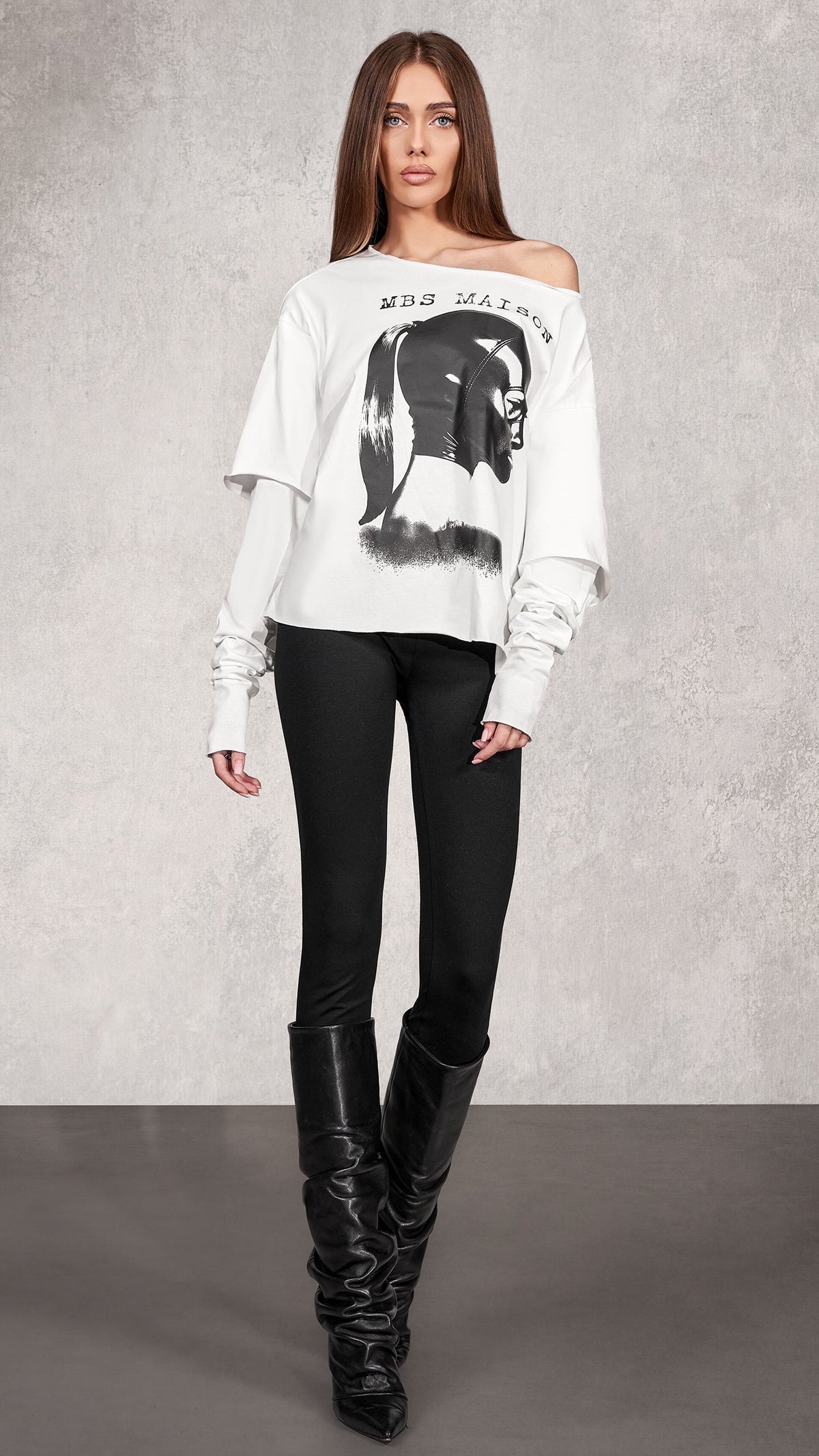 Masque Layered T-Shirt - T28019