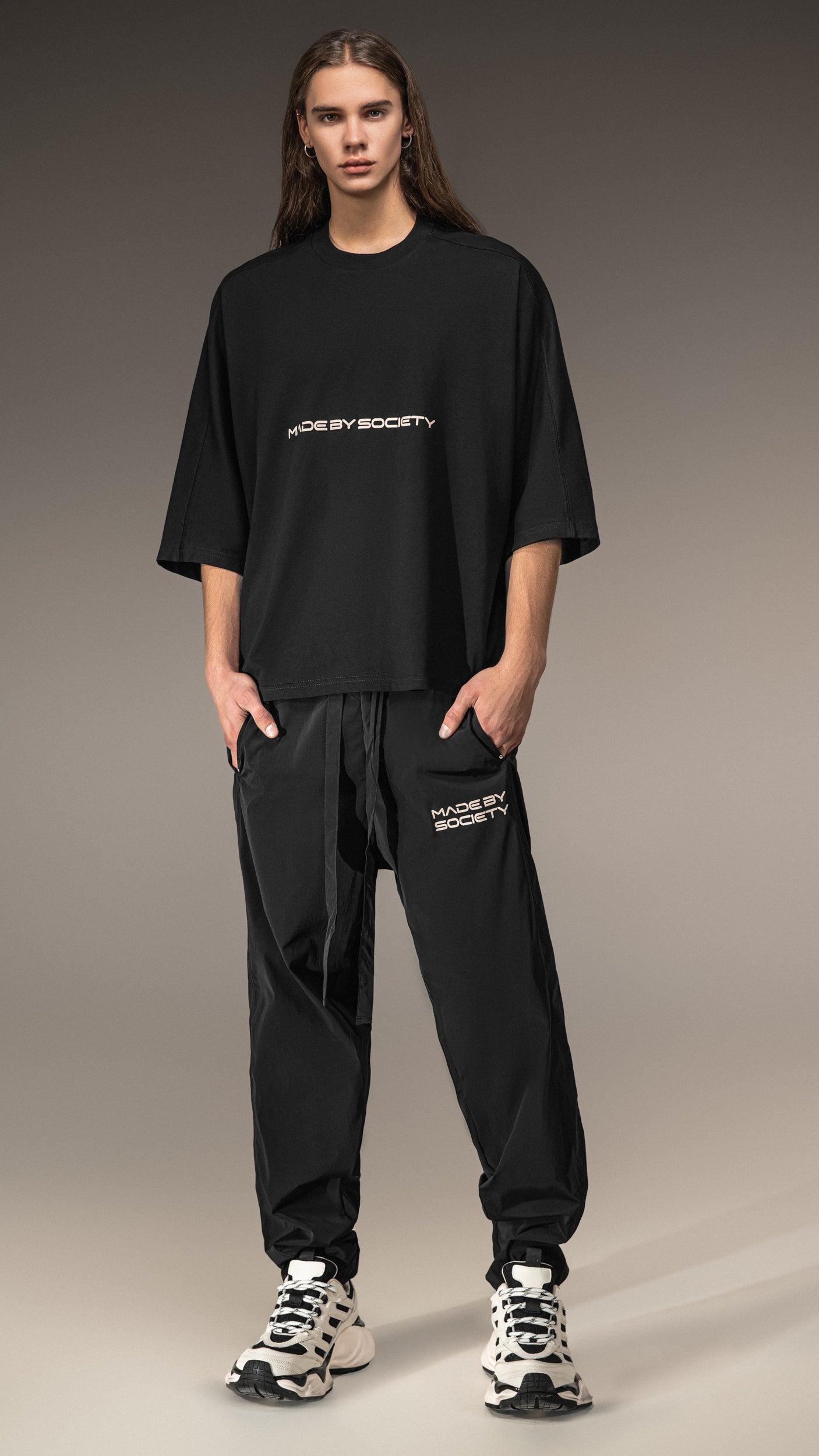 Memory Nylon Pants "Made by Society" – P15746