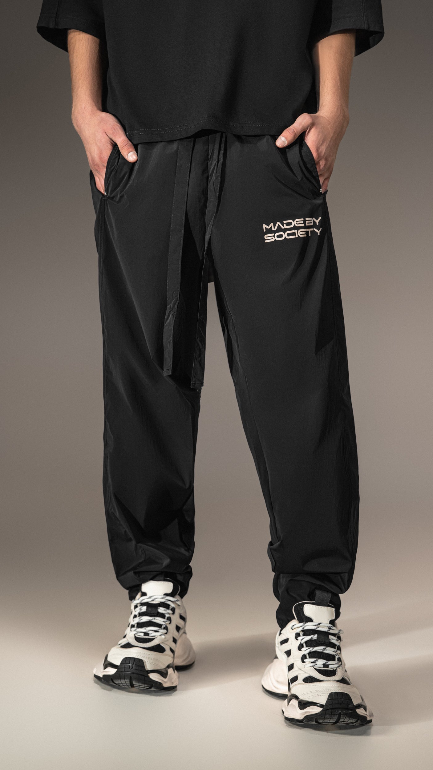 Memory Nylon Pants "Made by Society" – P15746