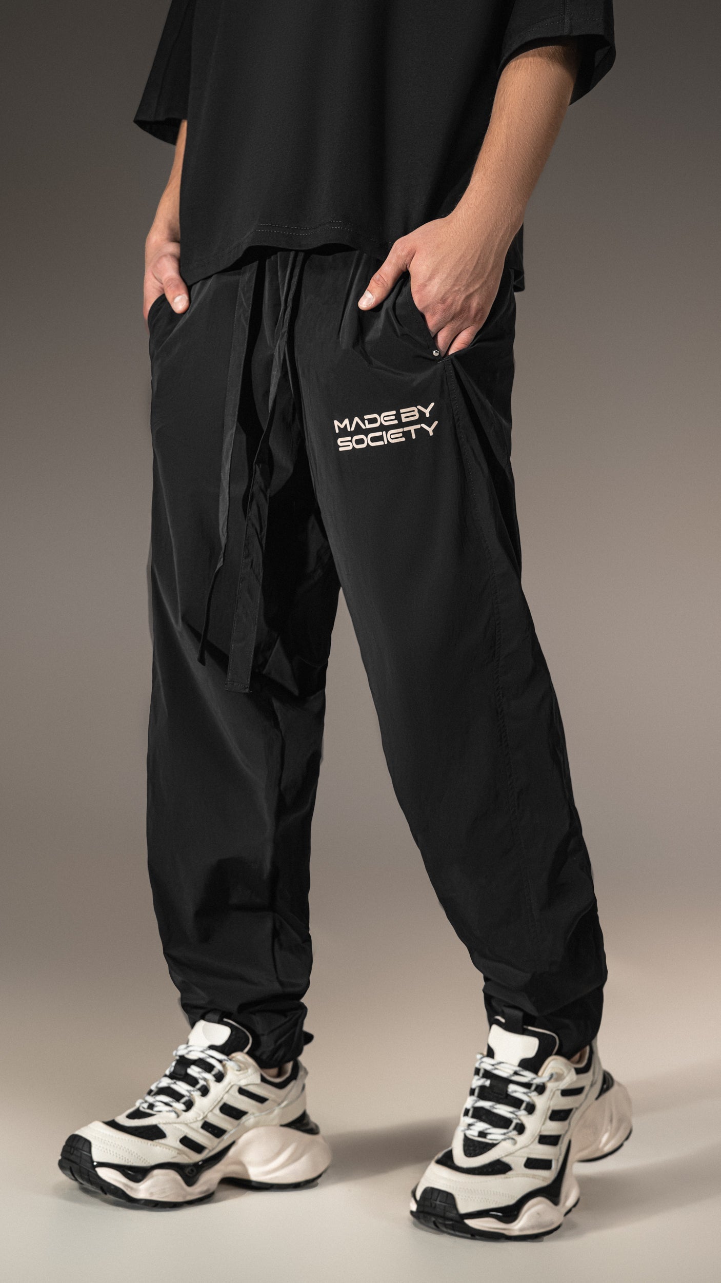 Memory Nylon Pants "Made by Society" – P15746