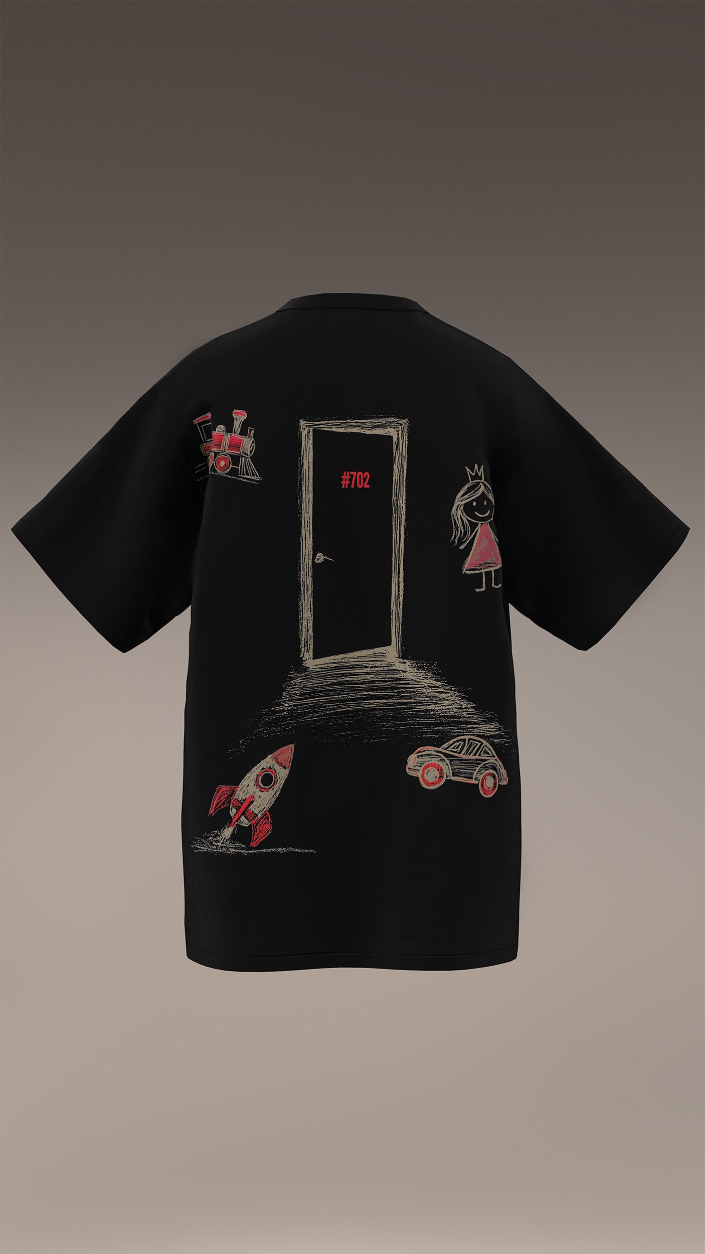 CHILDREN'S T-SHIRT "COURAGE" - T37004