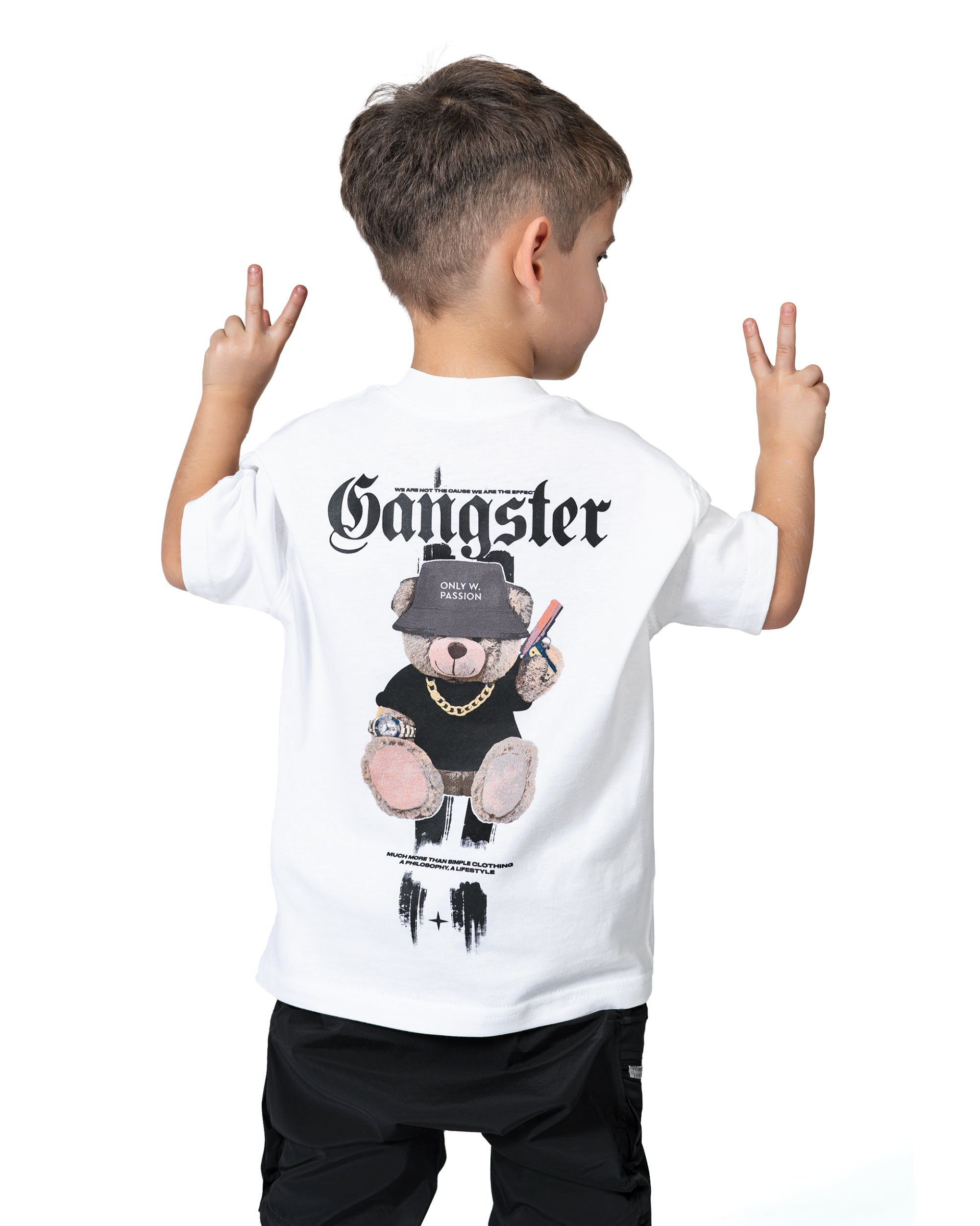 Gangster bear t-shirt - T34144