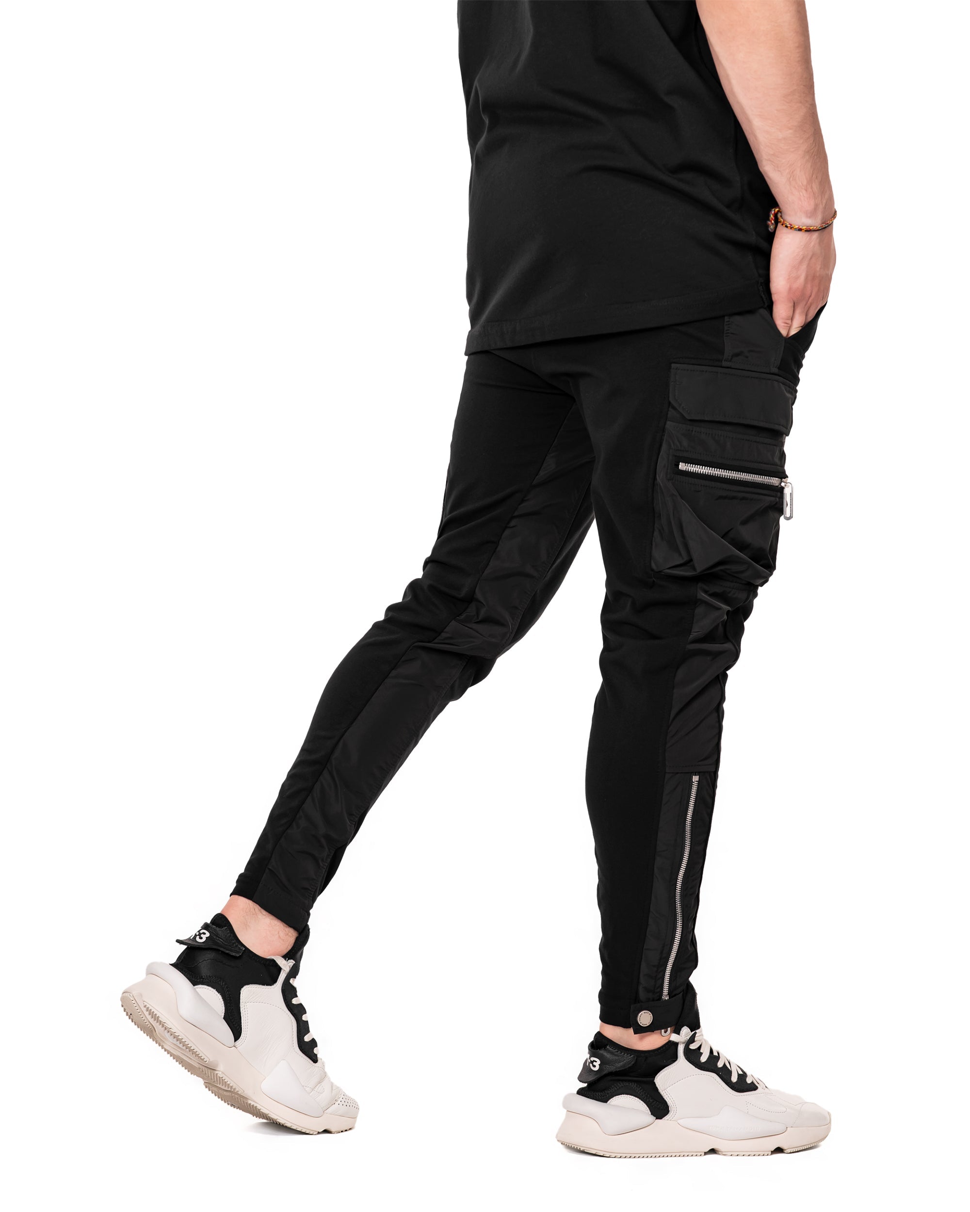 Double cargo zip pants - P13518