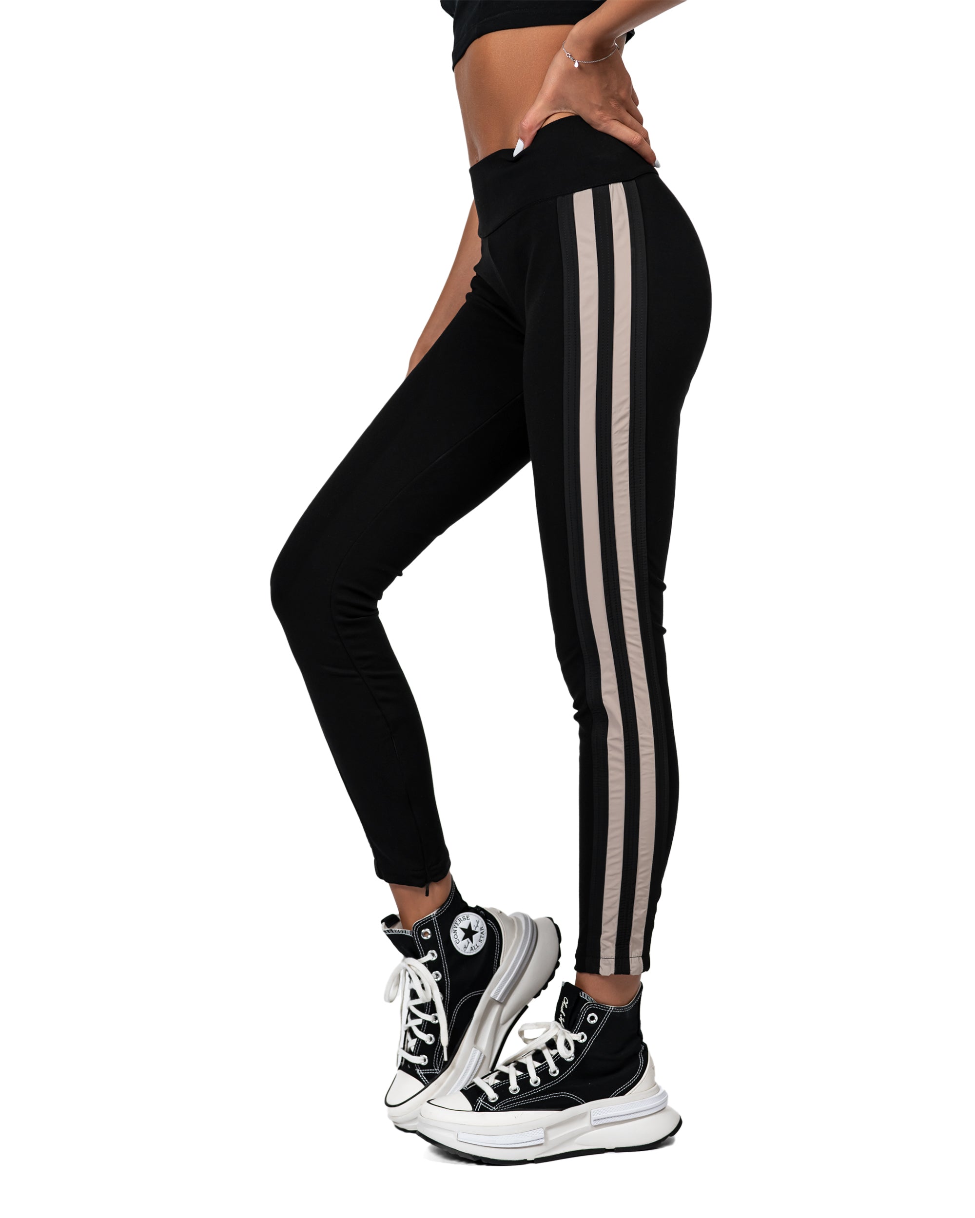 Vertical lines leggings pants - P23034