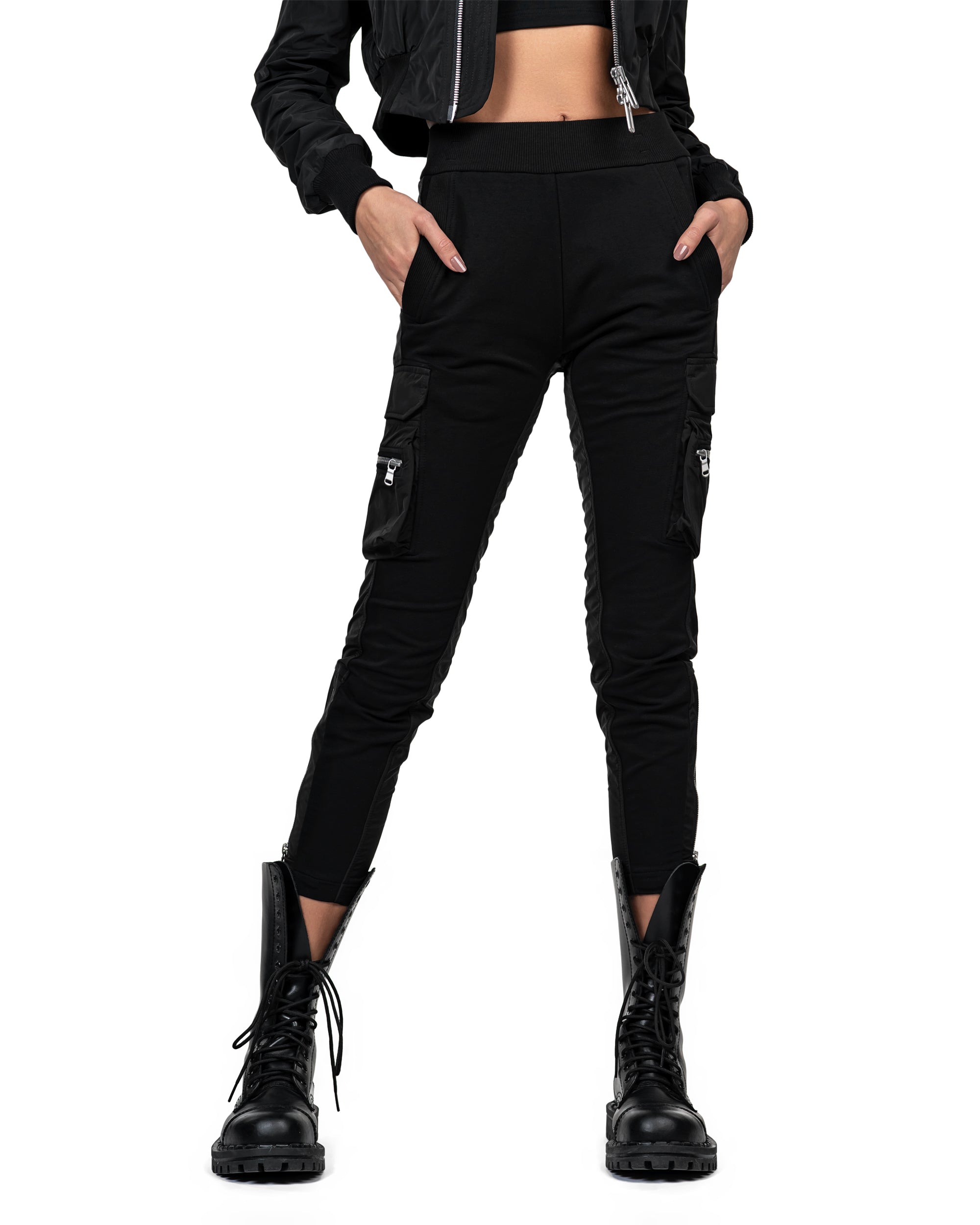 Zip cargo pants - P23489