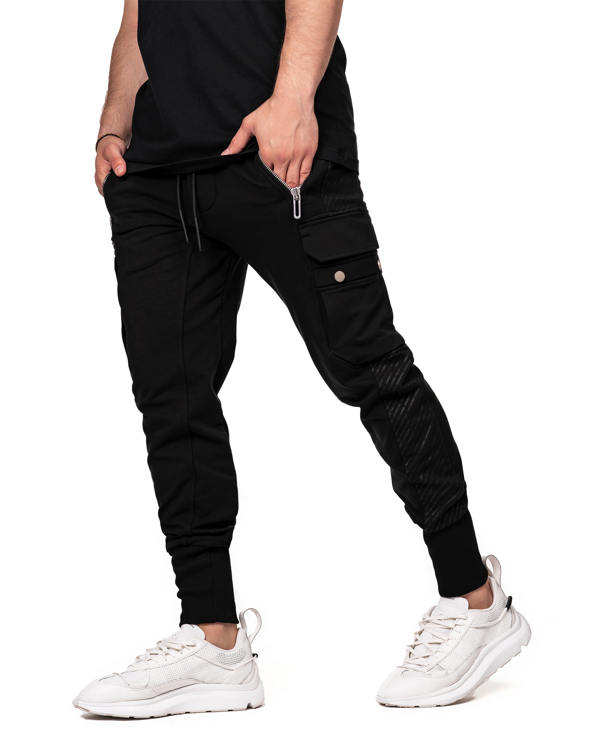 PRINTED CARGO TROUSERS - P12915
