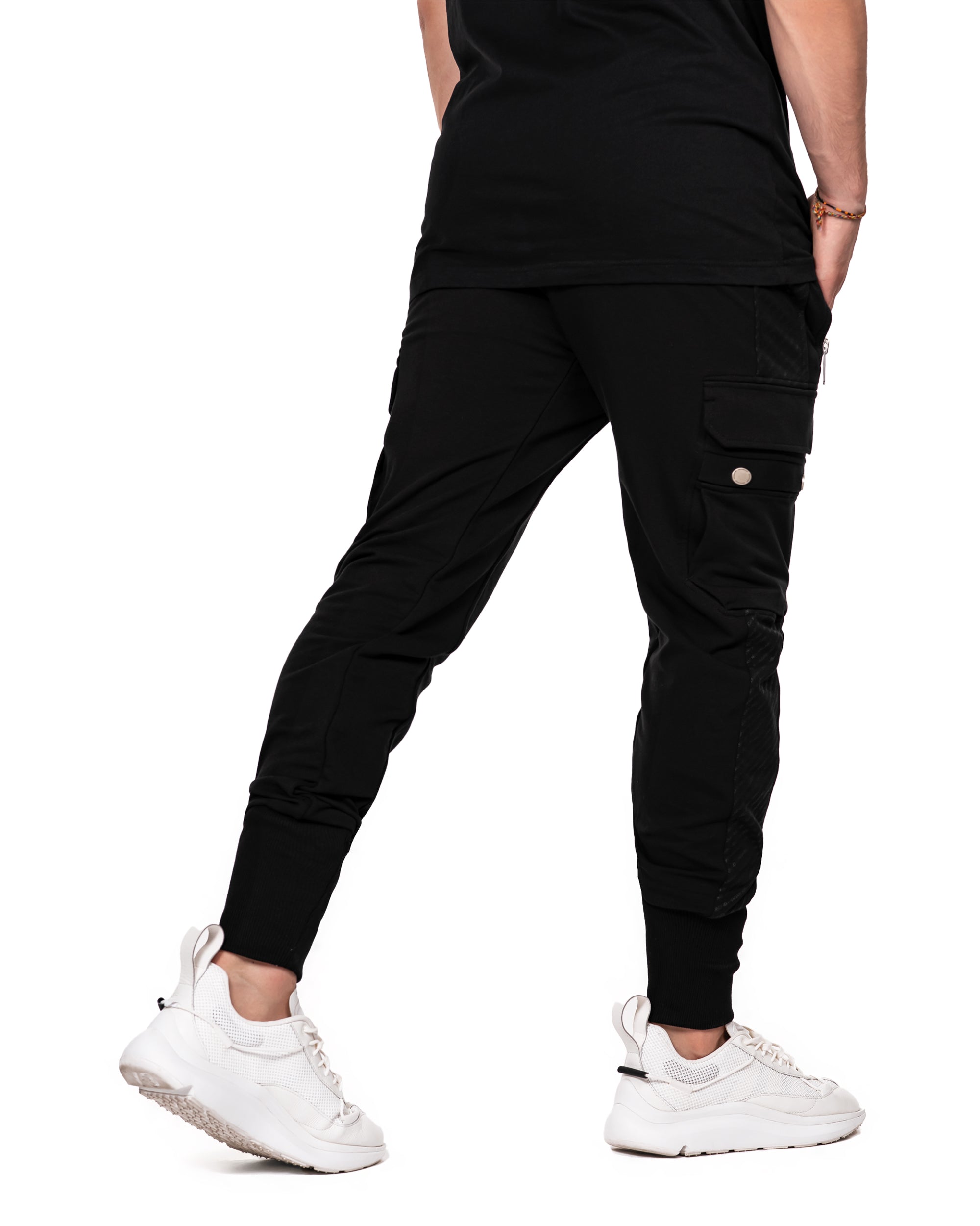 PRINTED CARGO TROUSERS - P12915