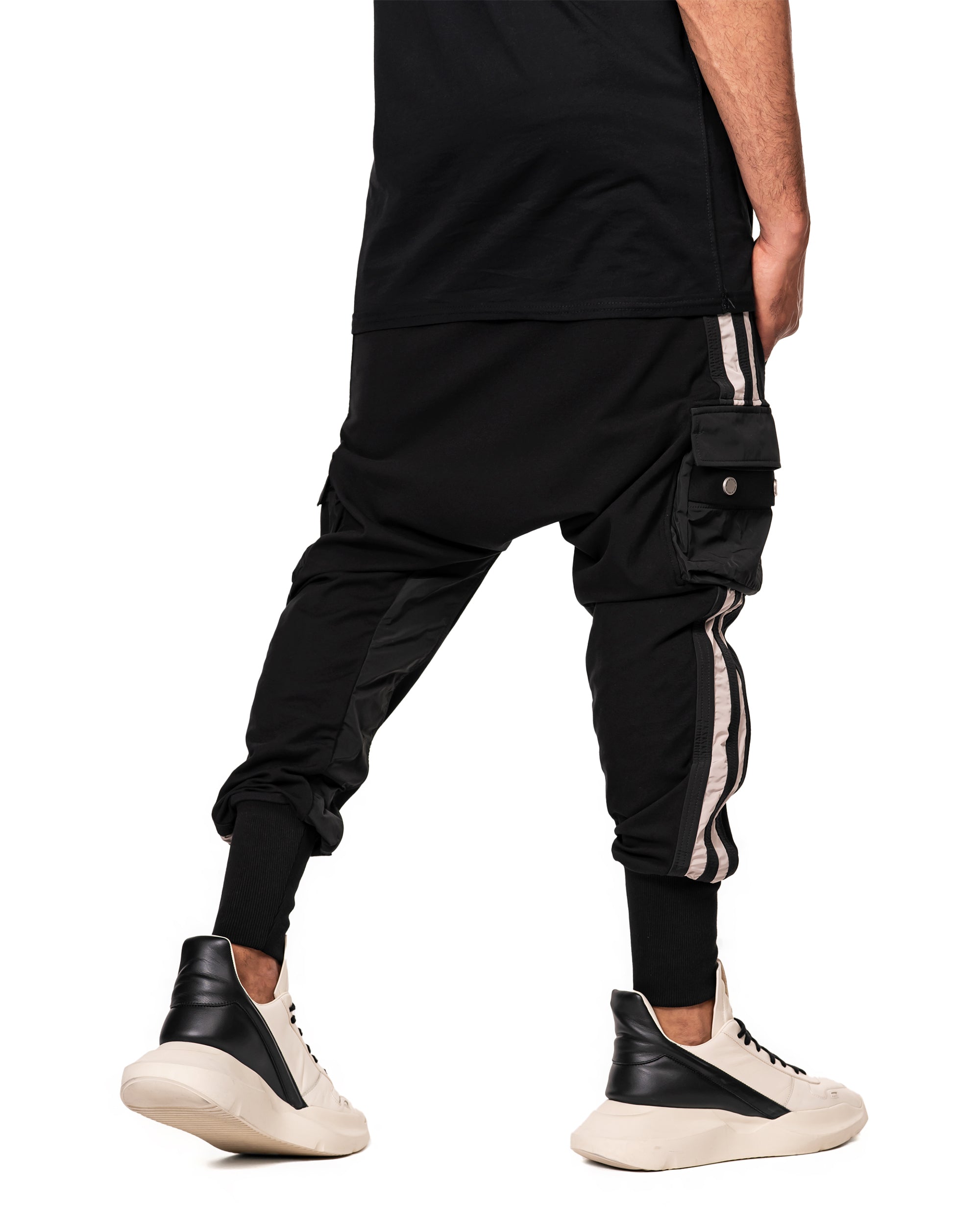 Vertical lines cargo pants - P13533