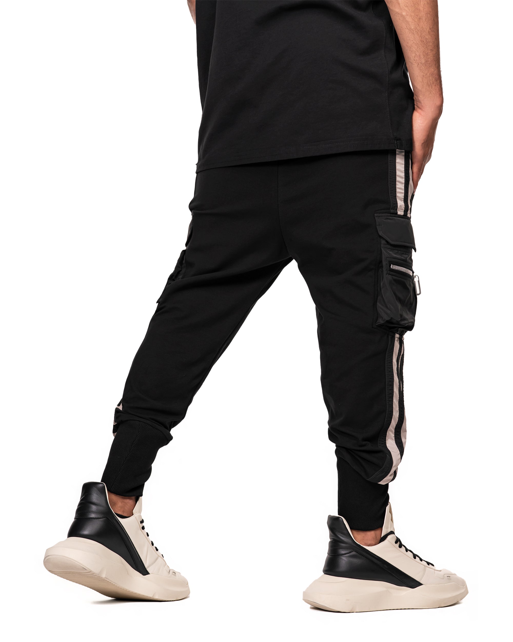 Vertical lines cargo pants - P13522