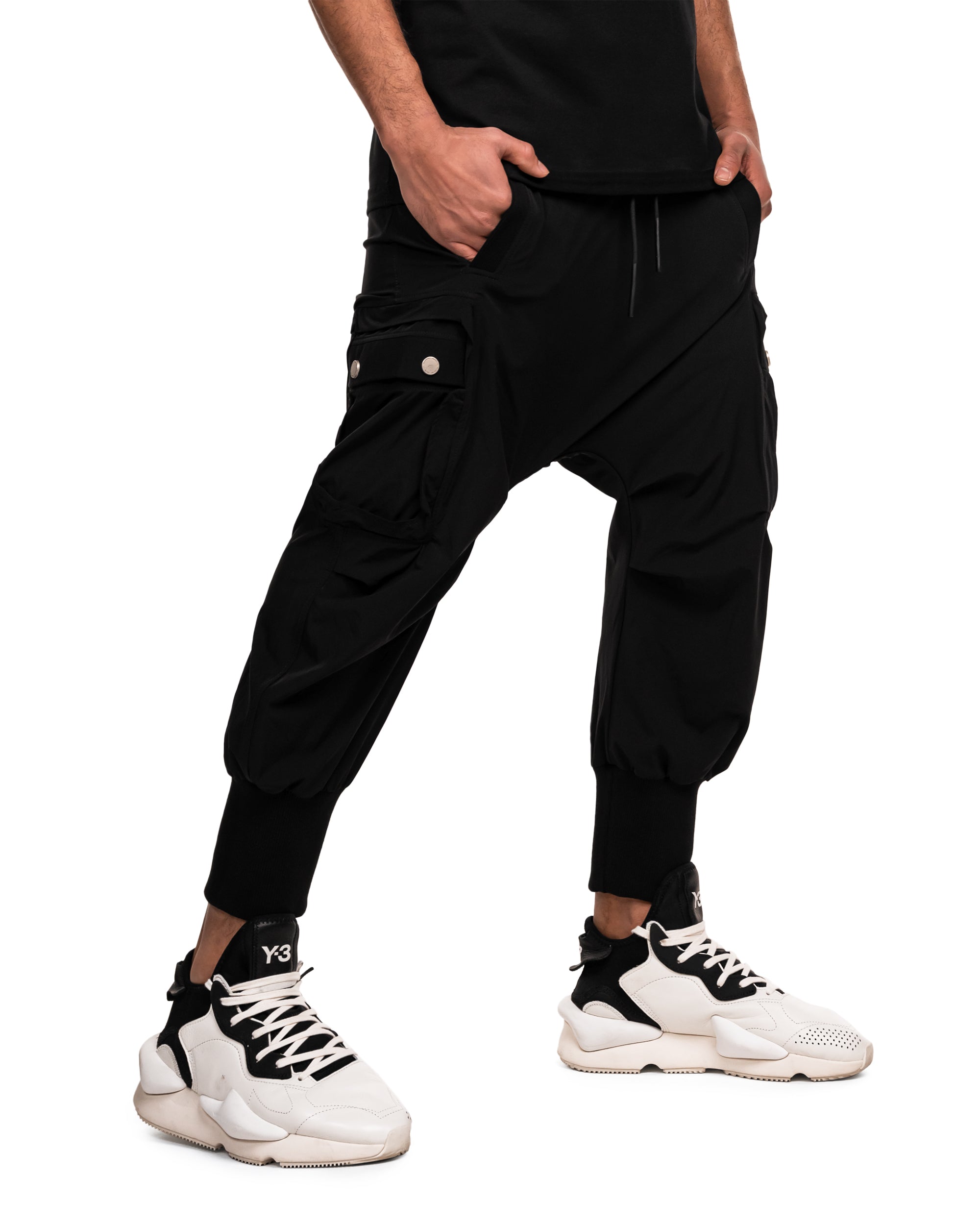 Stud drop jogger pants - P12752