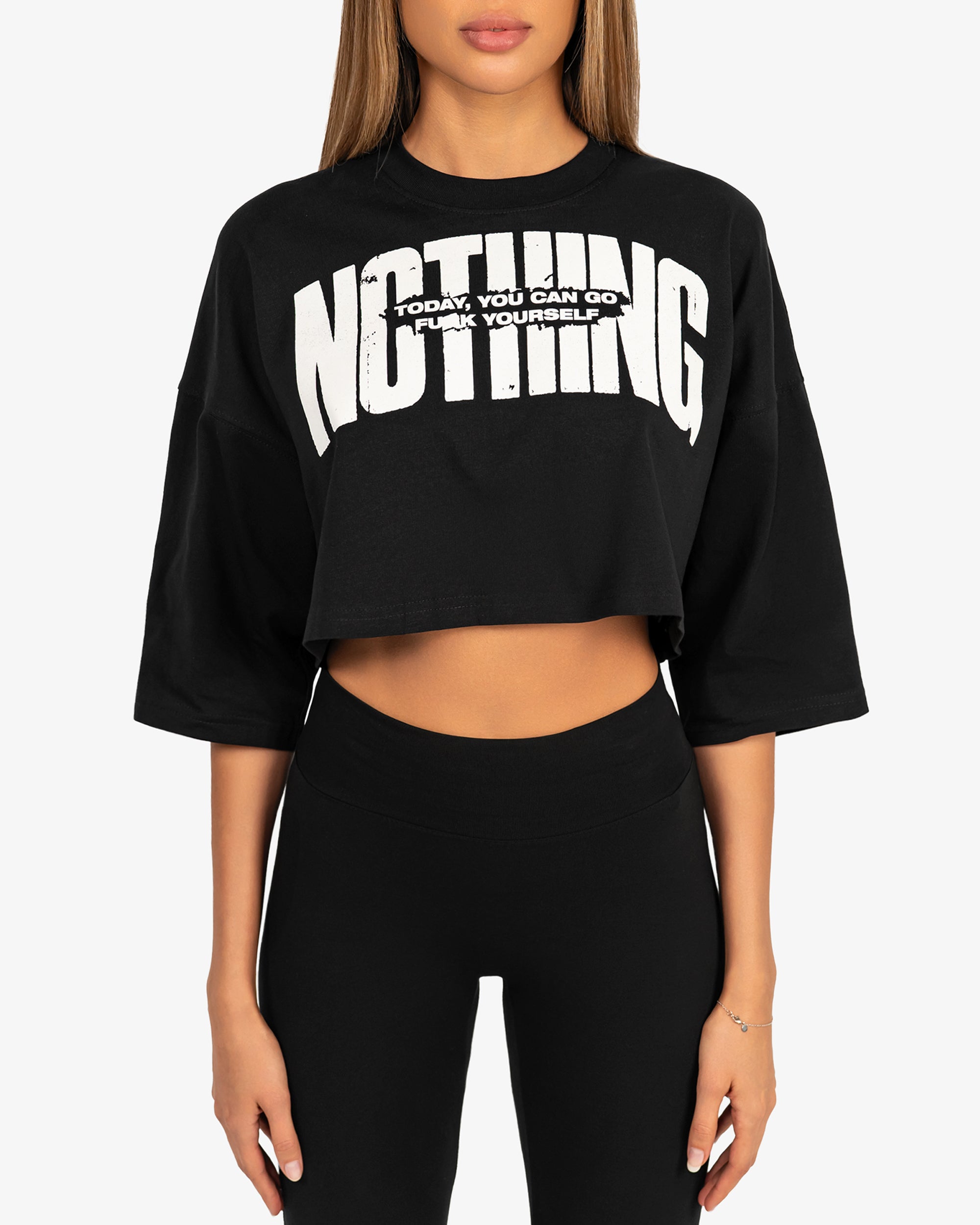 Nothing Crop T-shirt - T25141